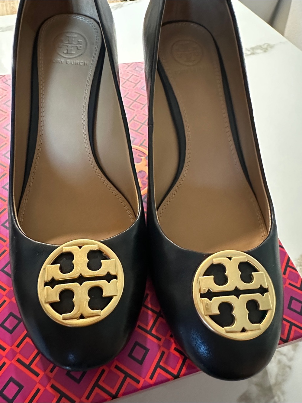 Tory Burch Chelsea 65mm Wedge in Black